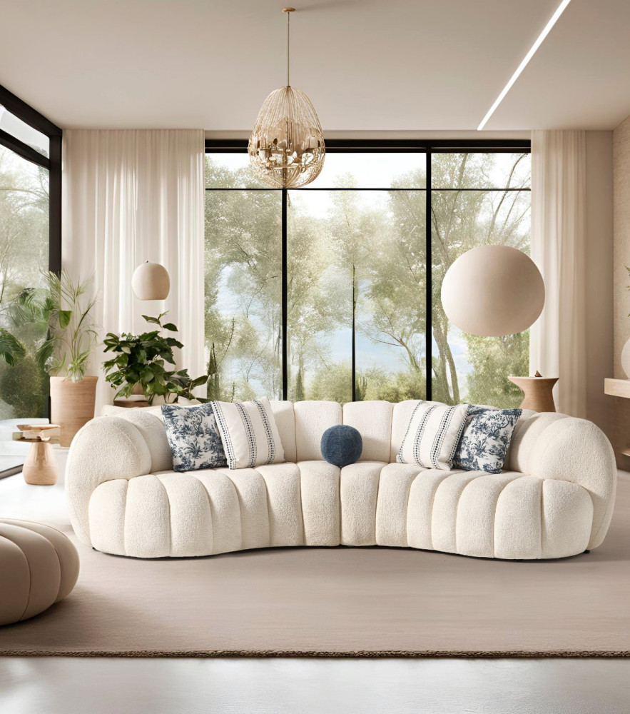 Rhodes Curved  Sofa 