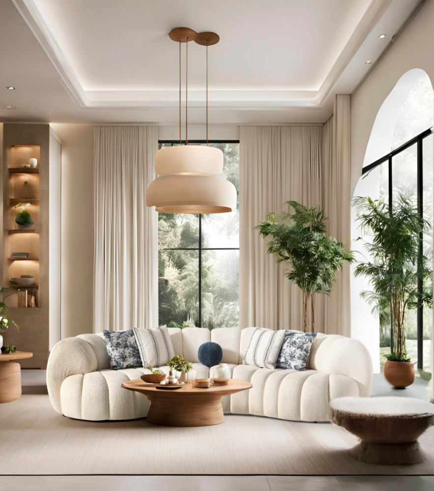 Rhodes Curved  Sofa 