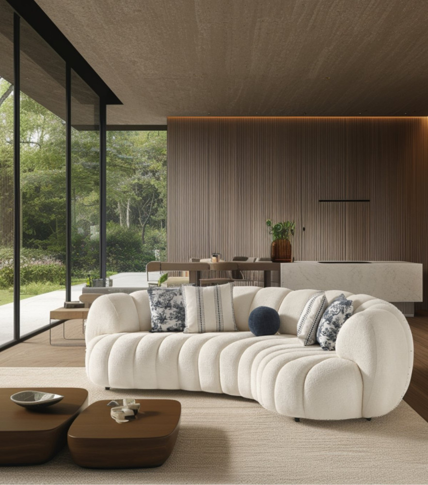 Rhodes Curved  Sofa 