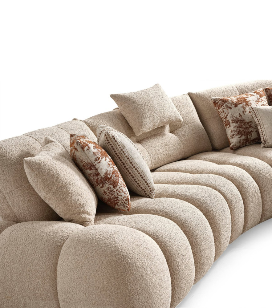 Luna Curved Sofa 
