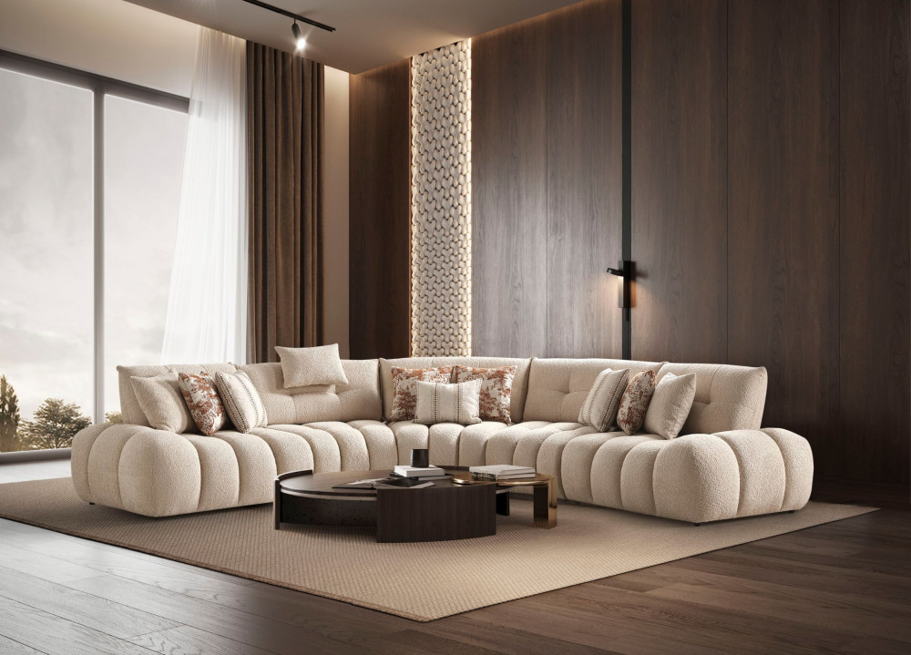 Luna Curved Sofa 