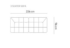 The Martini Three Seater