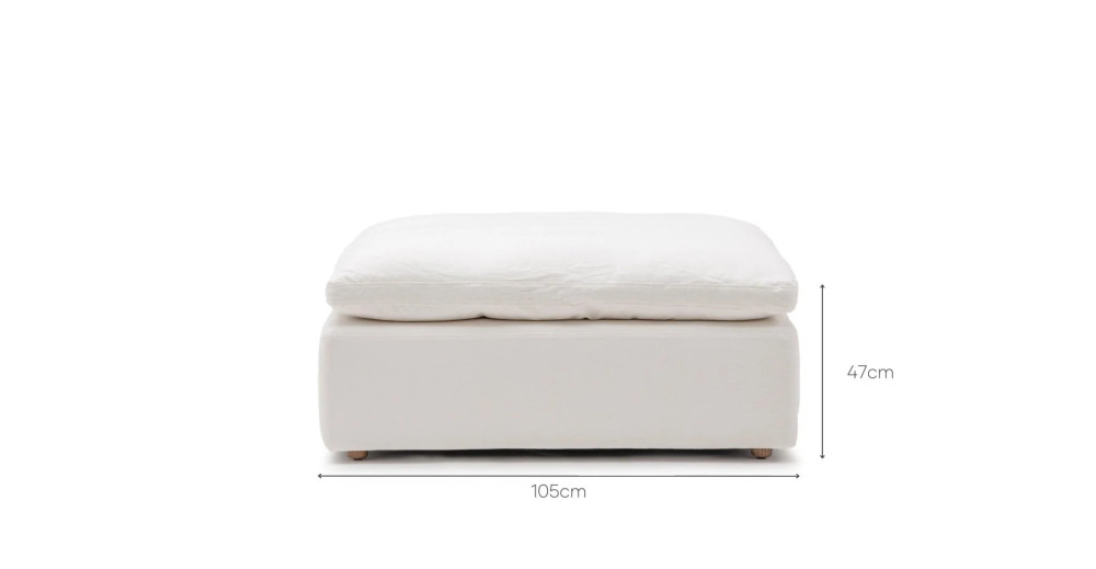 The Feather Cloud Pouffe 