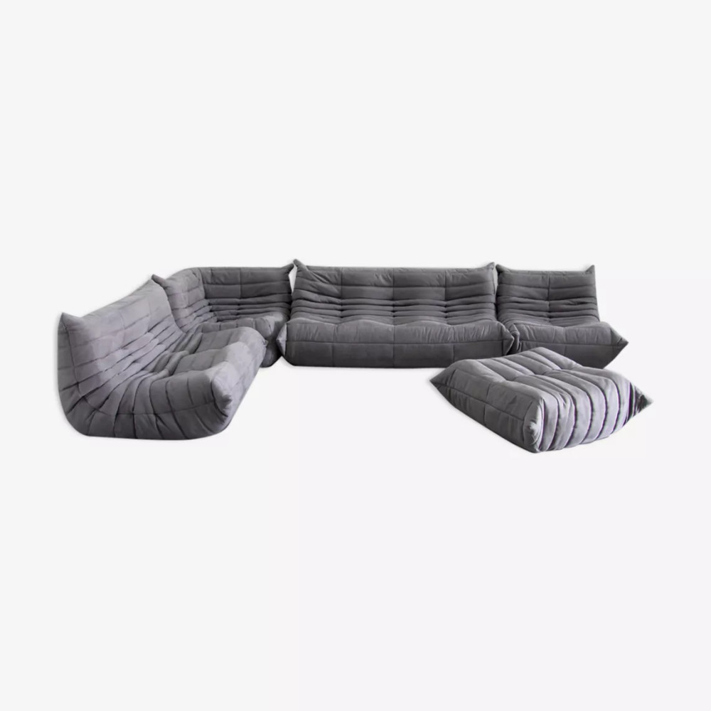 Grace Corner Set & Pouffe 